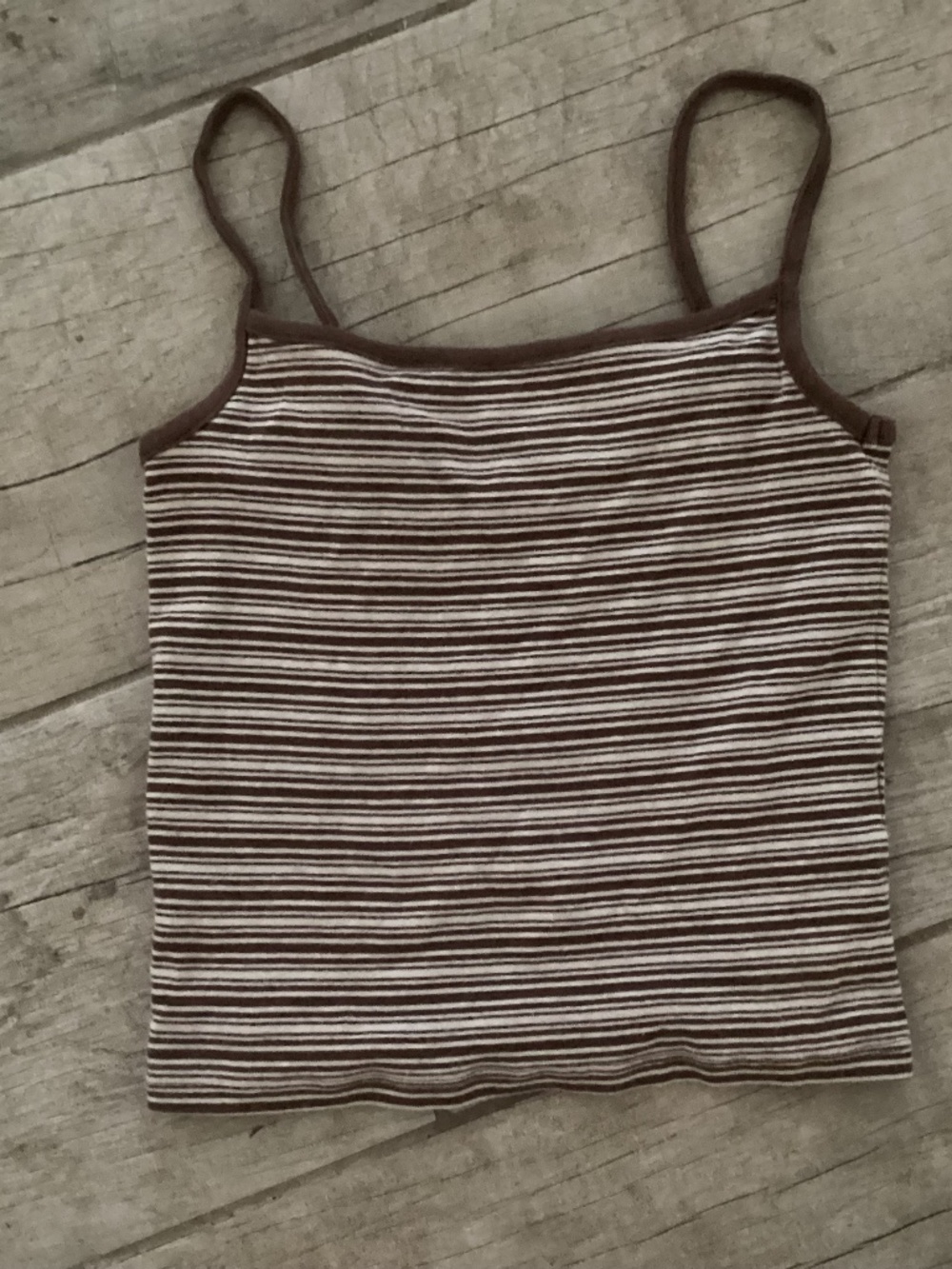 Cotton on striped crop tank x small